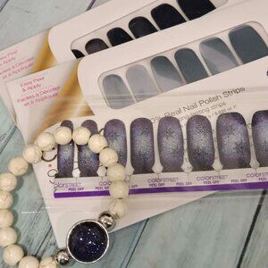 Color Street Blue Winter Press On Nail Designs